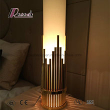 Lâmpada de mesa de lâmpada de bronze antigo, de boa qualidade, iluminação de projeto de hotel