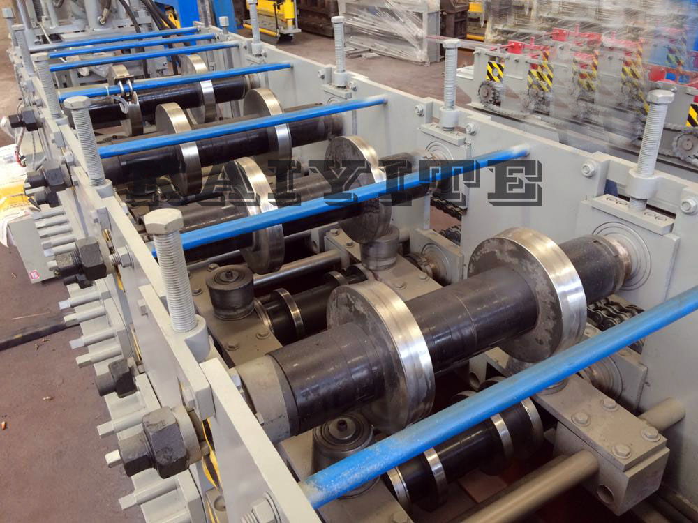 steel C purlin roll forming machine