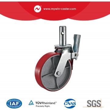 America Style Total Lock Staffolding Caster (PU Wheel &amp; Iron Core)