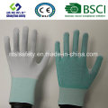 Gants de sécurité au travail en polyester PVC