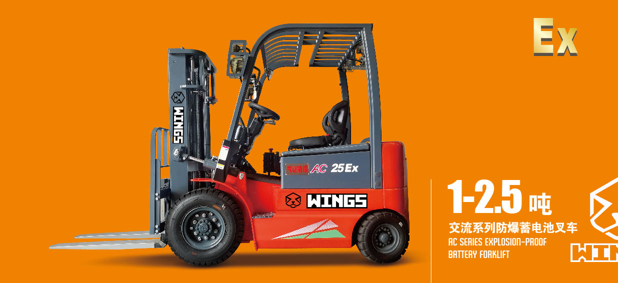 BEST Explosion-proof Electric Forklift of WINGS MACHINERY---