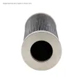 Metal powder sintered titanium rod filter element