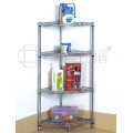 Fashionable Adjustable Metal Wire Bathroom Corner Rack