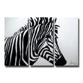 Atacado handmade lona moderna Zebra parede pinturas a óleo