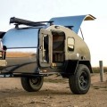 Lightweight travel trailer camping trailer for family