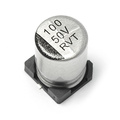 100UF 10V SMD Standard Aluminum Electrolytic Capacitor (TMCE24)