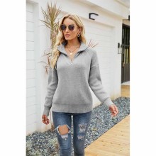 Women Fashion Lightweight Zipper Pullovers Shirts