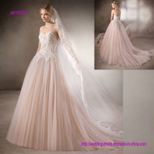 Beautiful Strapless Sweetheart Ball Gown Wedding Dress