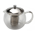 Glass Tea Pot With A removable Tea Strainer