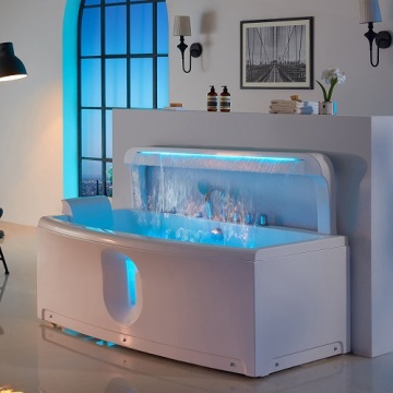 Bañera de bañera Spa Jet acrílico Hot Water Waterfall Massage Función