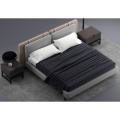 hotel 1.8m wooden box queen size bed