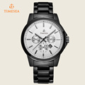 Hot Sale Best Fashion Stainless Steel Band Chronograph Hommes Montres 2016 Alloy Business Wrist Watch 72229