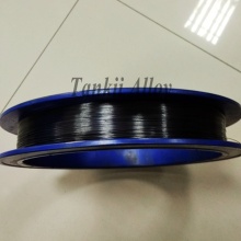 Stock de fil de tungstène produit avec bon prix (diamètre de surface noir 0,5 mm)