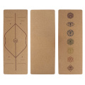 Two Layer Two Color Cork Yoga Mat