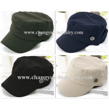 wholesale promotion blank cotton military cap hat