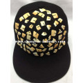 Sombrero del snapback moda diseño remache tapa punk