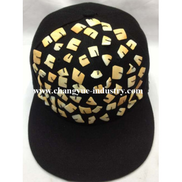 Snapback fashion design rivet punk cap hat