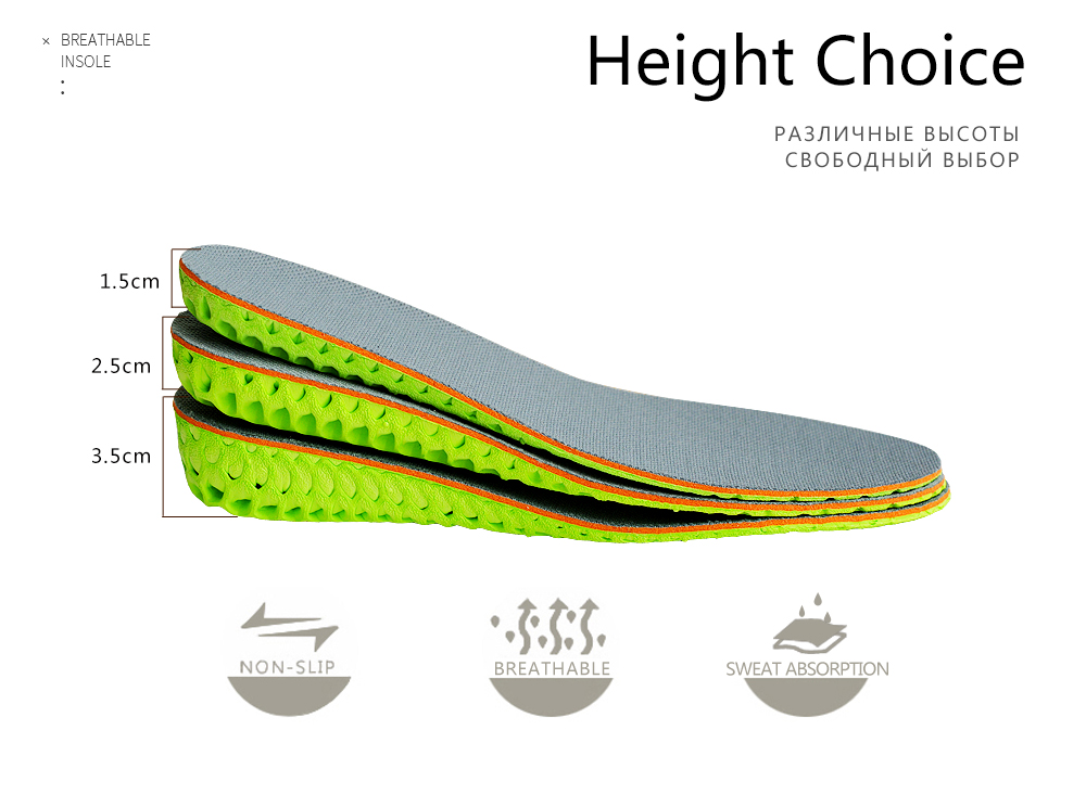 Height increase insole