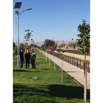 LED luz solar com poste