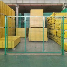 Steel metal welded mesh fence in breeding area