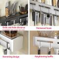 Multifunctional Kitchen Wall Mounted Knife Block /60cm