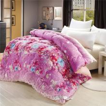 Microfibre poliéster escovado Soft tingido impresso Comforter Set