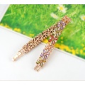 Women Gold Inlaid Zircon Wedding Bridal Bracelets (CBR0011-C)