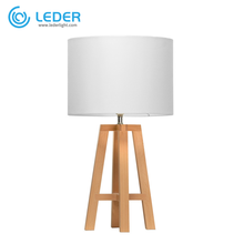 Lampe de table contemporaine en bois LEDER