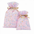 Pink Non-woven Easter Gift Bags With Tags