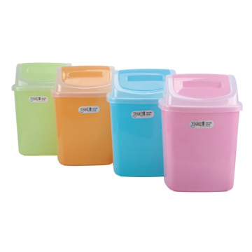 Colorful Fashionable Flip-on Waste Bin (A11-5807)