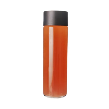 Verre de bouteille d&#39;eau de 350 ml Voss avec bouchon en plastique