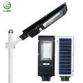 High quality ip65 outdoor Stamping iron 60w 100w 120w integrated all in one led solar street light