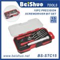 15 PCS S2 liga de aço Screwdriver bit set