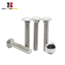 Stainless Steel Round Head Square Bolt, Carriage Bolt