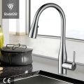 Long Neck Kitchen Sink Faucet With Pull Sprayer