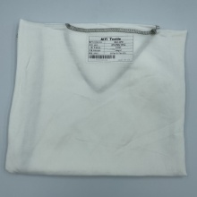 Couleur blanche 87% TENCEL 13% Tissu mélangé en lin