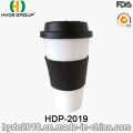 BPA portable, taza de plástico café gratis (HDP-2065)