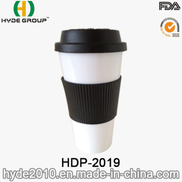 16oz BPA freie Plastik Kaffeebecher (HDP-2019)