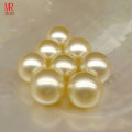 Perlas flojas del oro de Genamine Southsea de 11m m