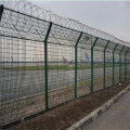 4.5mm/5mm Y shaped airport fence with razor barbed wire