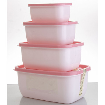 2015 de alta calidad microondas caja de caja de plástico seguro Crisper
