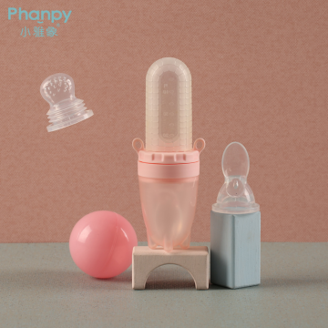 Mangeoire en silicone pour sucette de fruits frais pour morsure de bébé