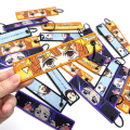 Design Fabric Anime Key Holder Custom Woven Keychains