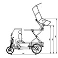 Mini Palm SucreCane Transport Dumper Truck