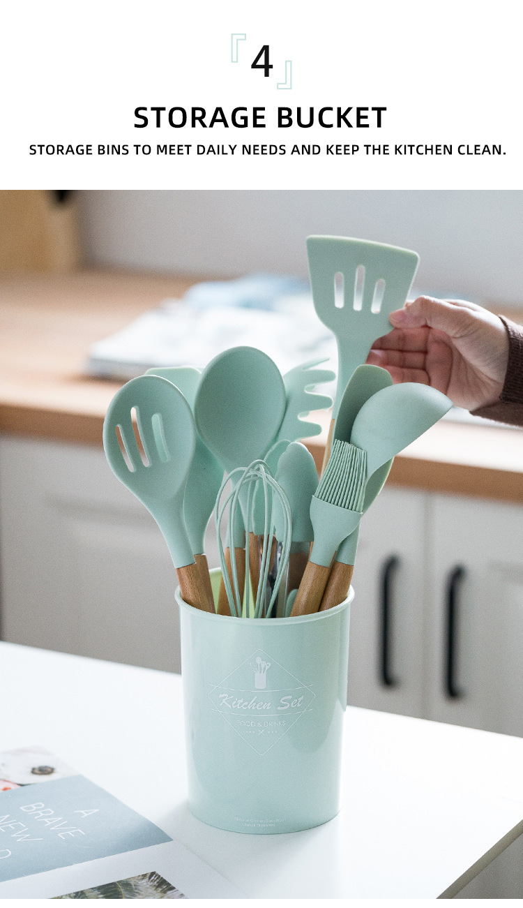 Silicone Cooking Utensils Set