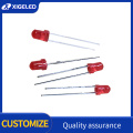 3mm red-hair-red short foot high power lamp beads