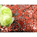 POLY MESH AVEC BRODERIE DE SEQUIN 5MM 50 52 "