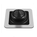 BLACK SILICONE Rubber Square-Base Flashing Boot