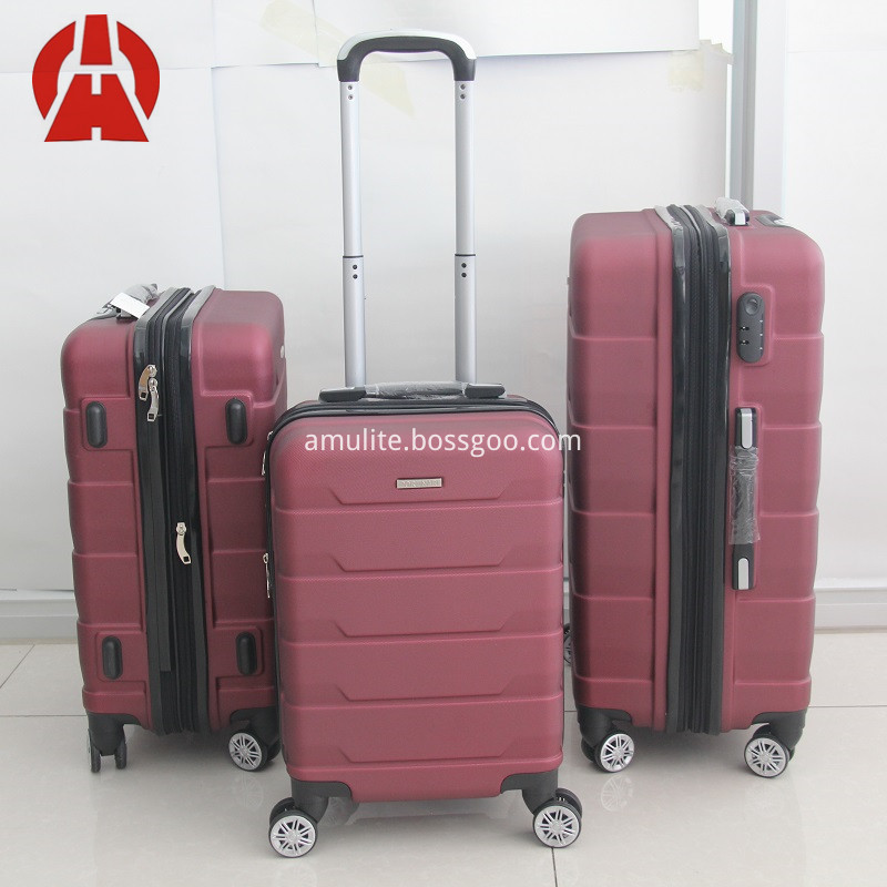 ABS PC LUGGAGE TROLLEY SET