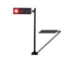 temporary 125mm led directional traffic light pole